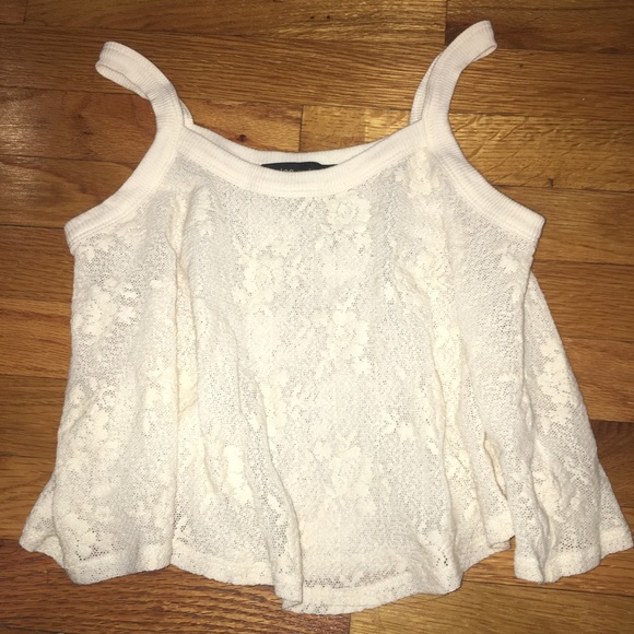 unknown Tops - White Lace Top